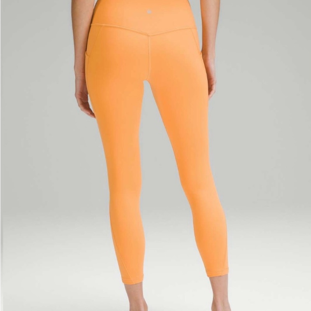 Lululemon Athletica Vibrant Orange Leggings
